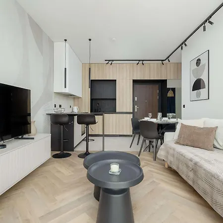 Stylish With River Views And Garage In By Renters Appartement Szczecin
